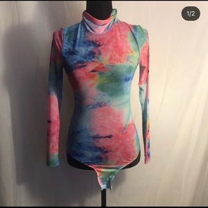 iHeartRaves see-thru mesh bodysuit size small